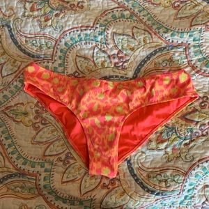 PINK cheetah bathing suit bottoms